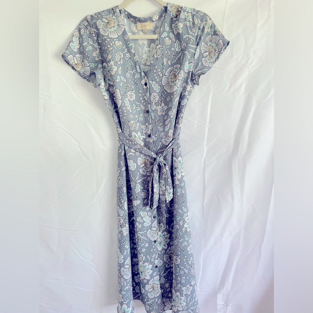Loft button down dress